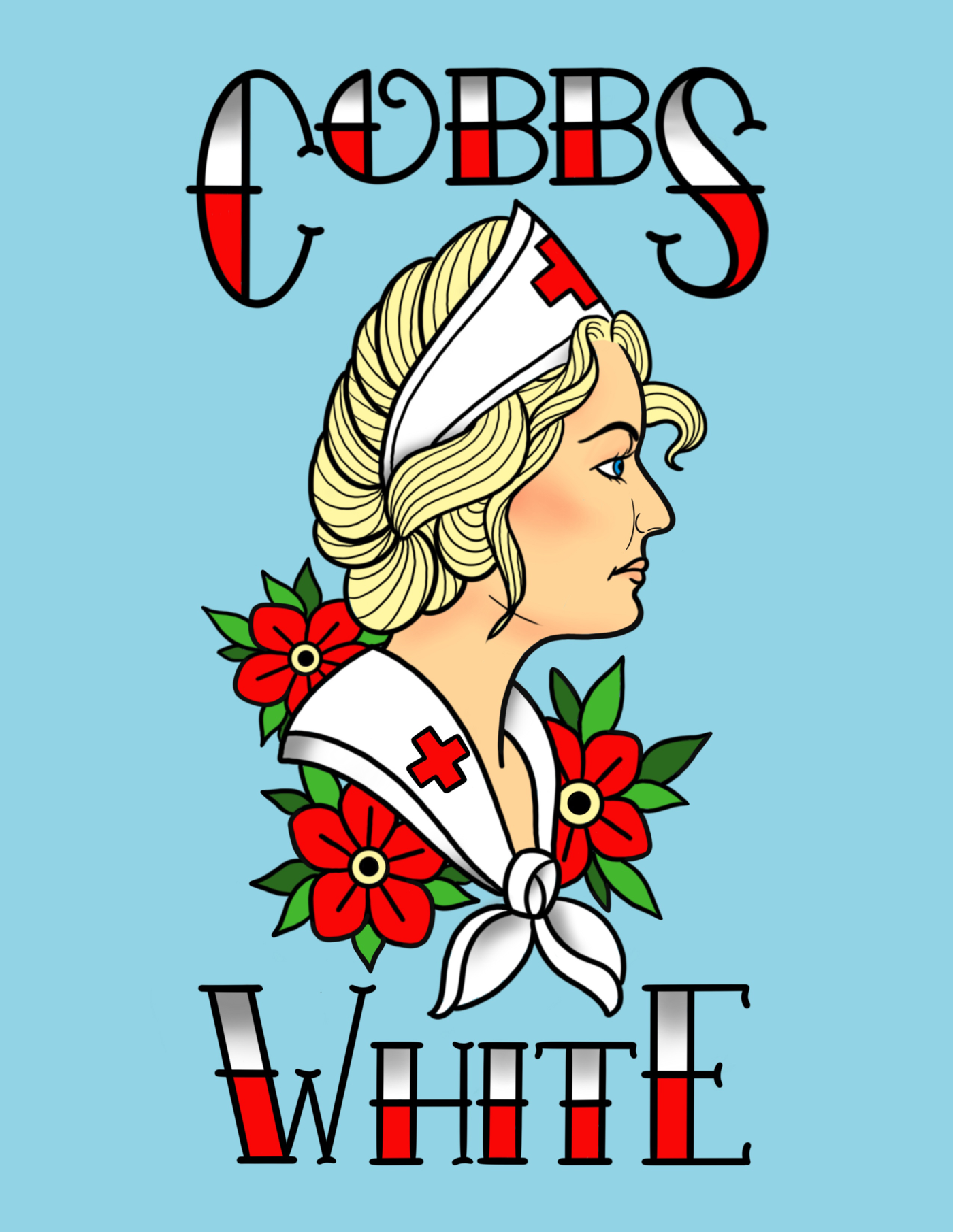 Cobb's White beer artwork