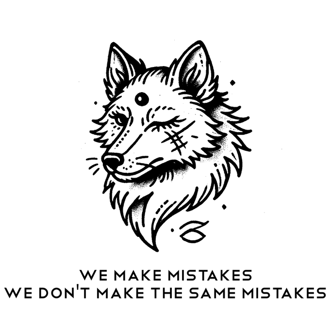 We make mistakes; we don't make the same mistakes
